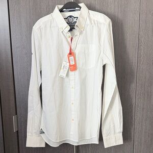 Superdry Men's White Button-Down Shirt